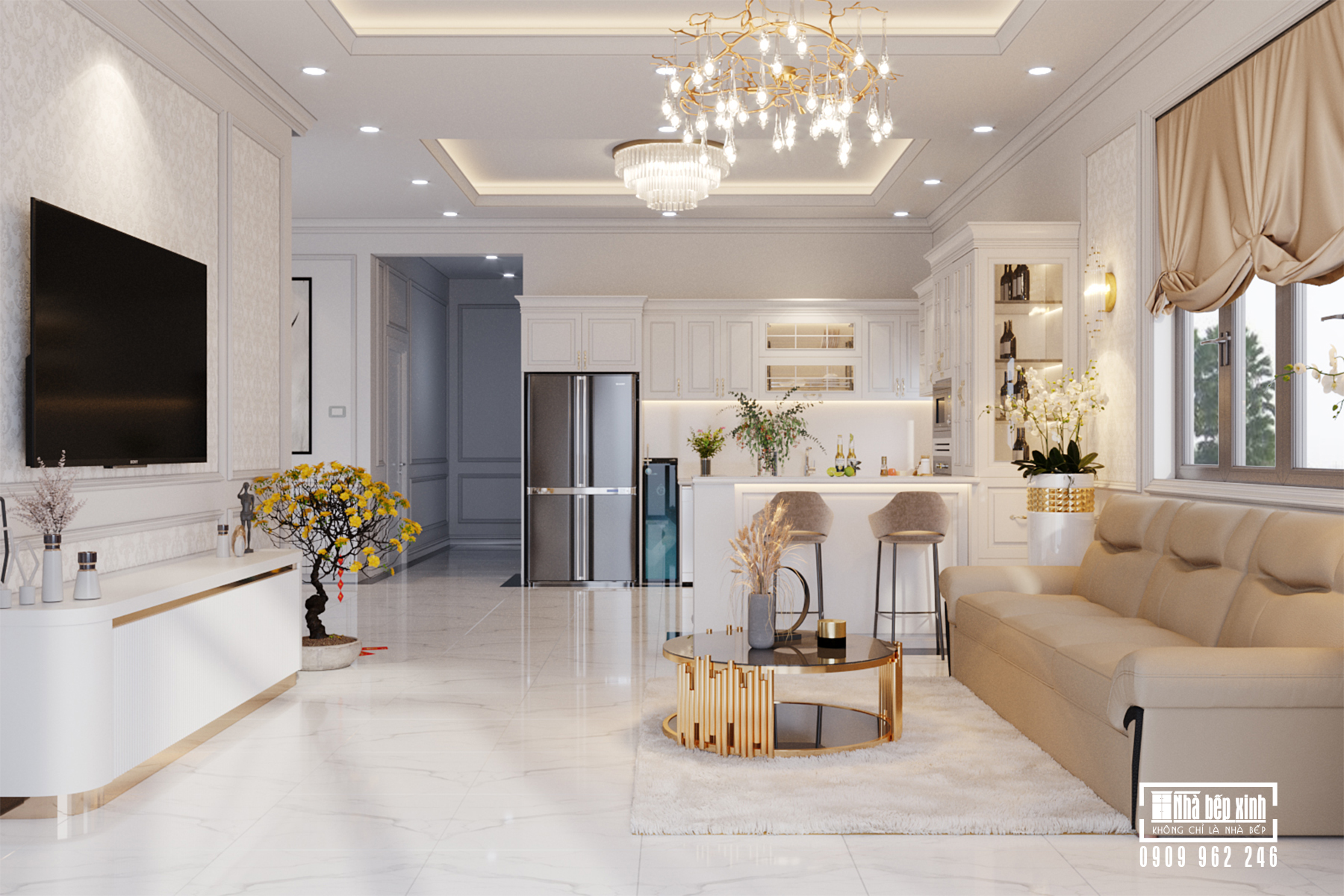 NỘI THẤT AMELIE VILLA 350m2 74 Thiết Kế Nội Thất Amelie Villa 350m2