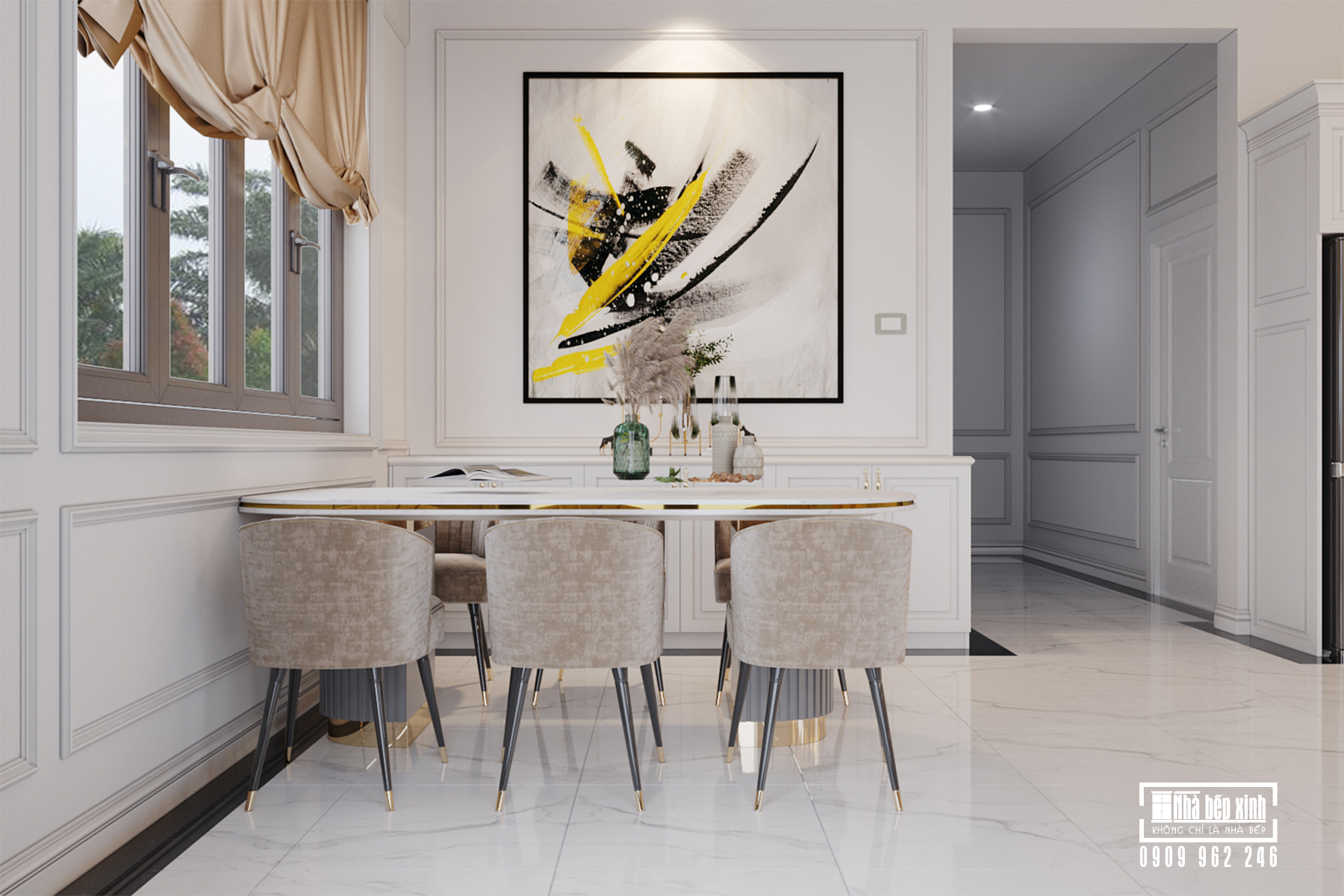 NỘI THẤT AMELIE VILLA 350m2 83 Thiết Kế Nội Thất Amelie Villa 350m2