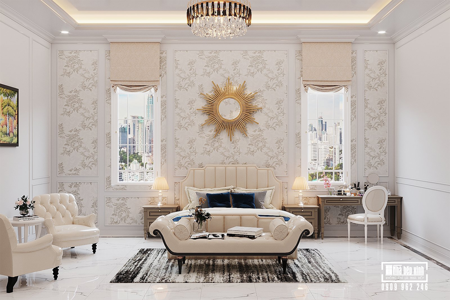 NỘI THẤT AMELIE VILLA 350m2 90 Thiết Kế Nội Thất Amelie Villa 350m2