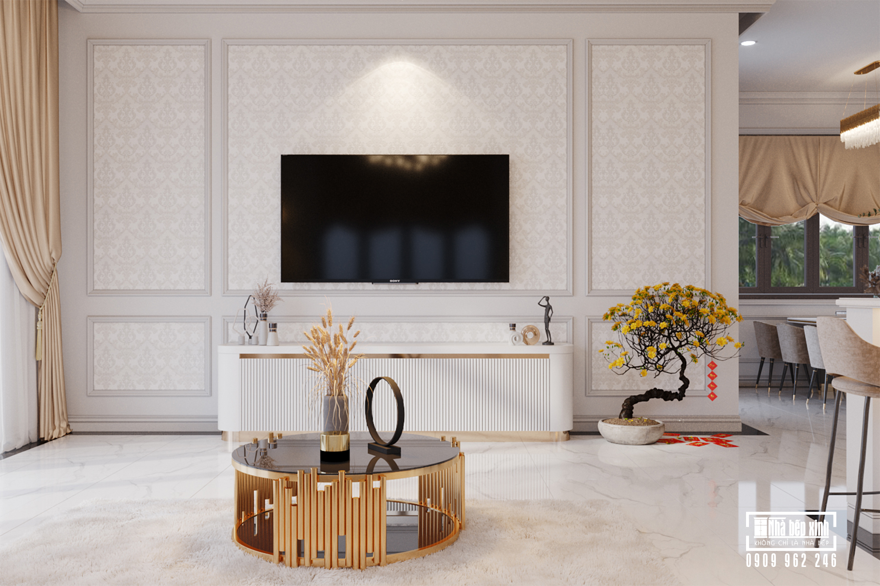 NỘI THẤT AMELIE VILLA 350m2 76 Thiết Kế Nội Thất Amelie Villa 350m2