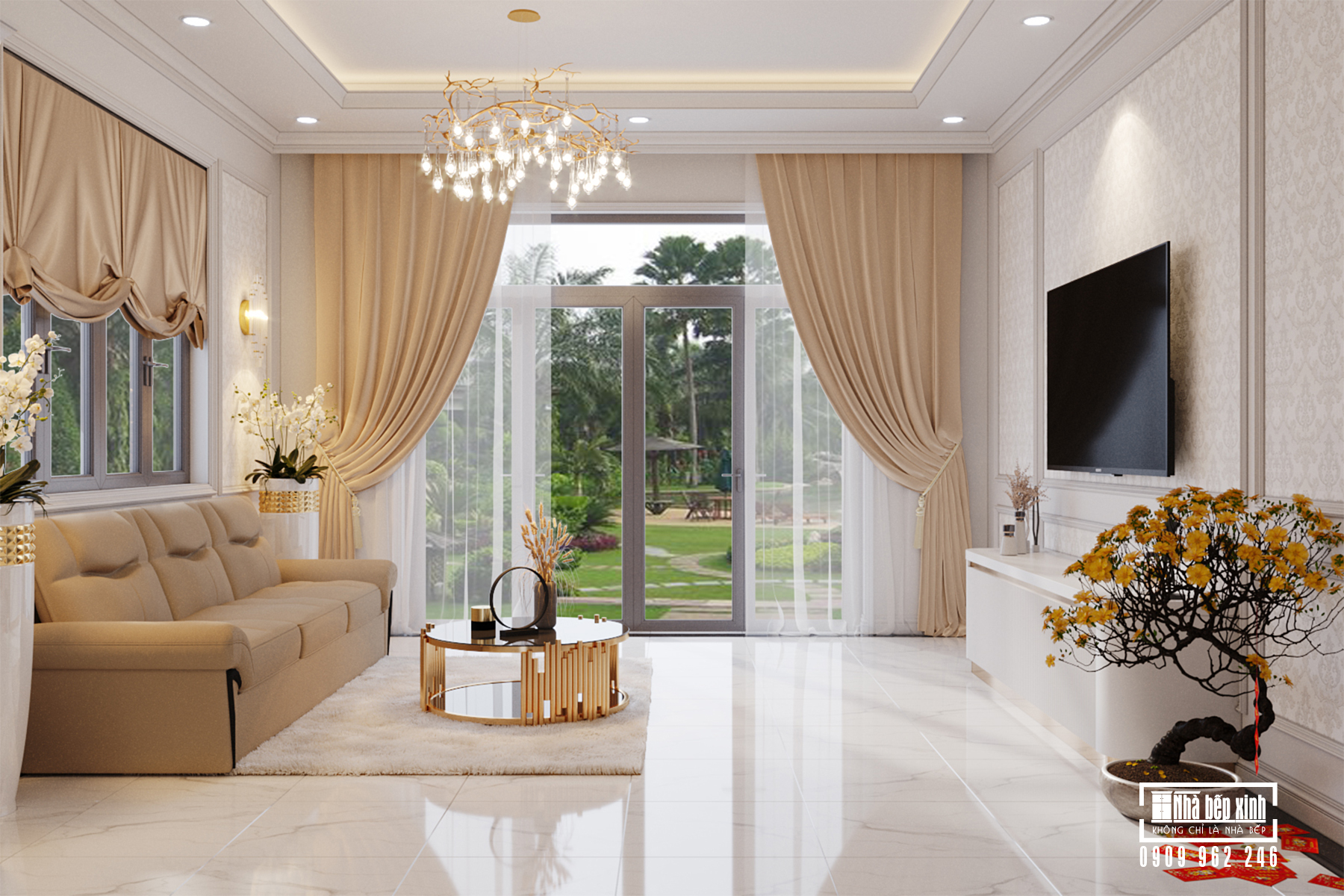 NỘI THẤT AMELIE VILLA 350m2 77 Thiết Kế Nội Thất Amelie Villa 350m2
