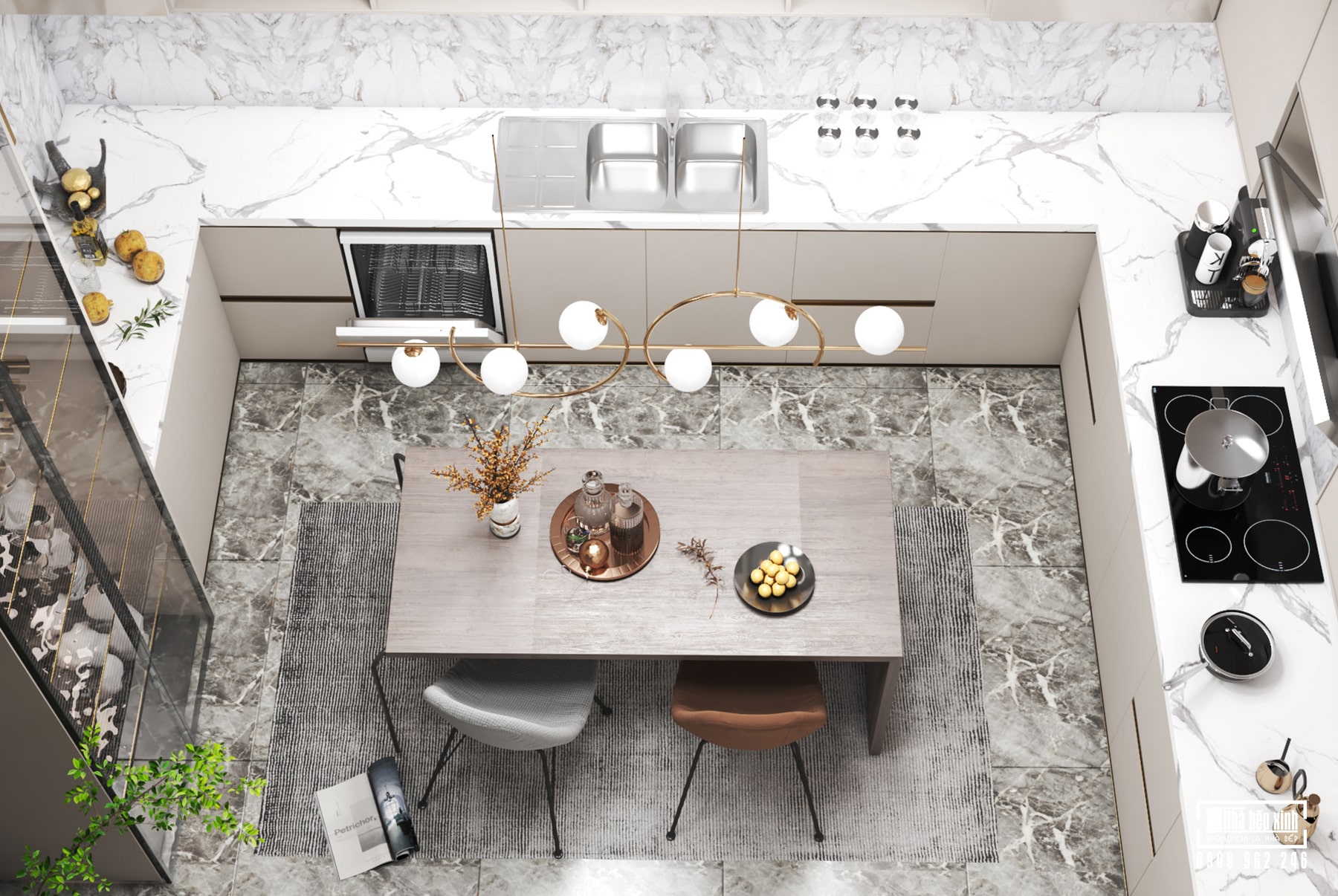 NỘI THẤT THE GLEN CONDO VILLA CELADON CITY 5M x 16M 409 Nội Thất The Glen Condo Villa Celadon City