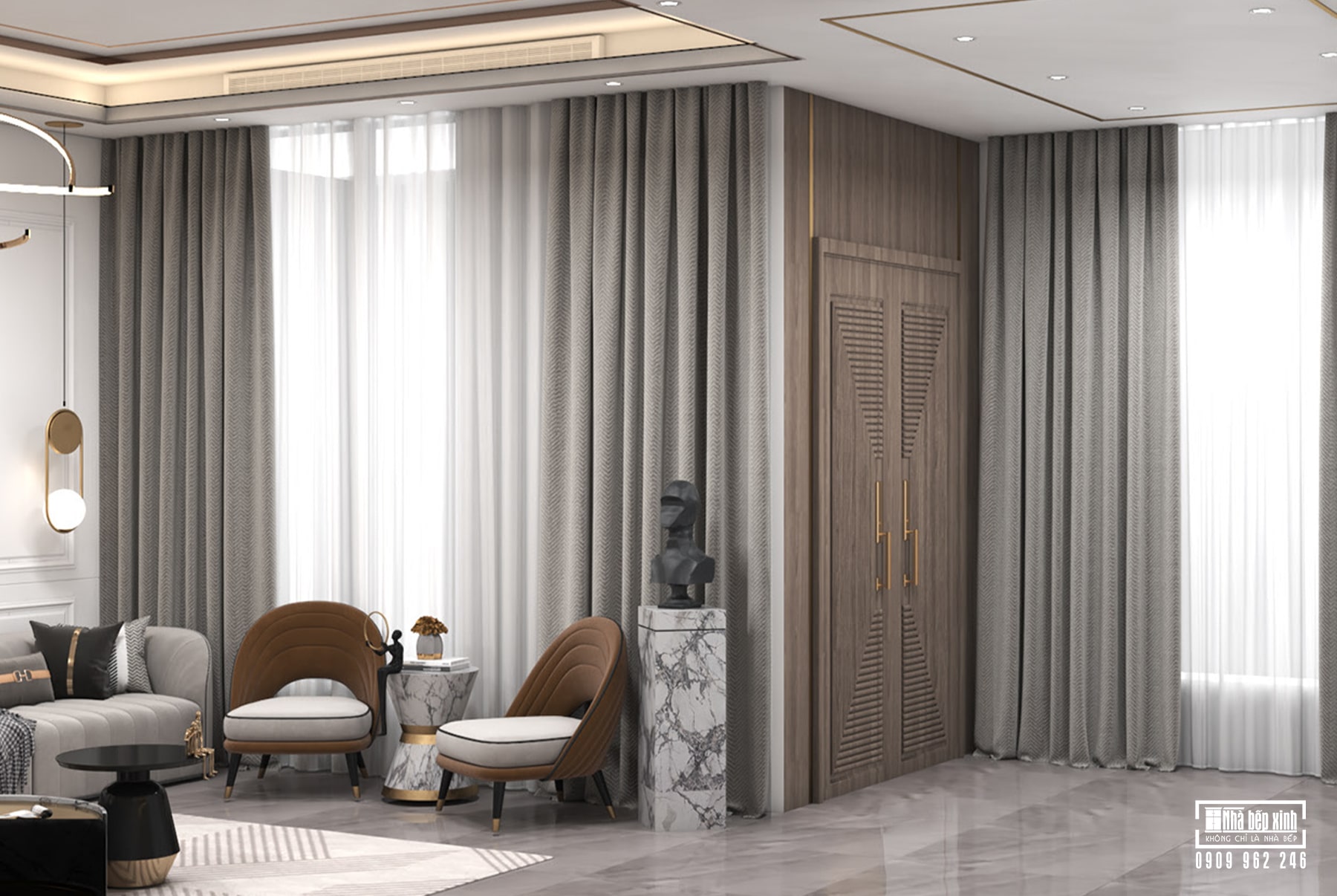 NỘI THẤT THE GLEN CONDO VILLA CELADON CITY 5M x 16M 400 Nội Thất The Glen Condo Villa Celadon City