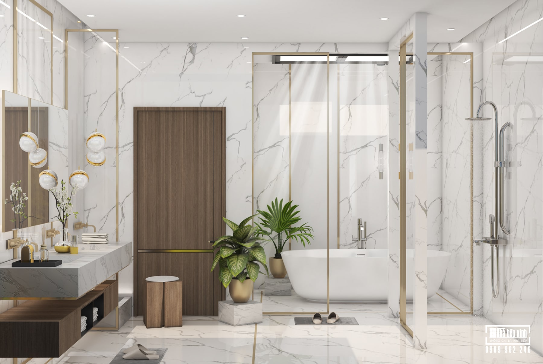 NỘI THẤT THE GLEN CONDO VILLA CELADON CITY 5M x 16M 432 Phòng Vệ Sinh Phòng Ngủ Master 1