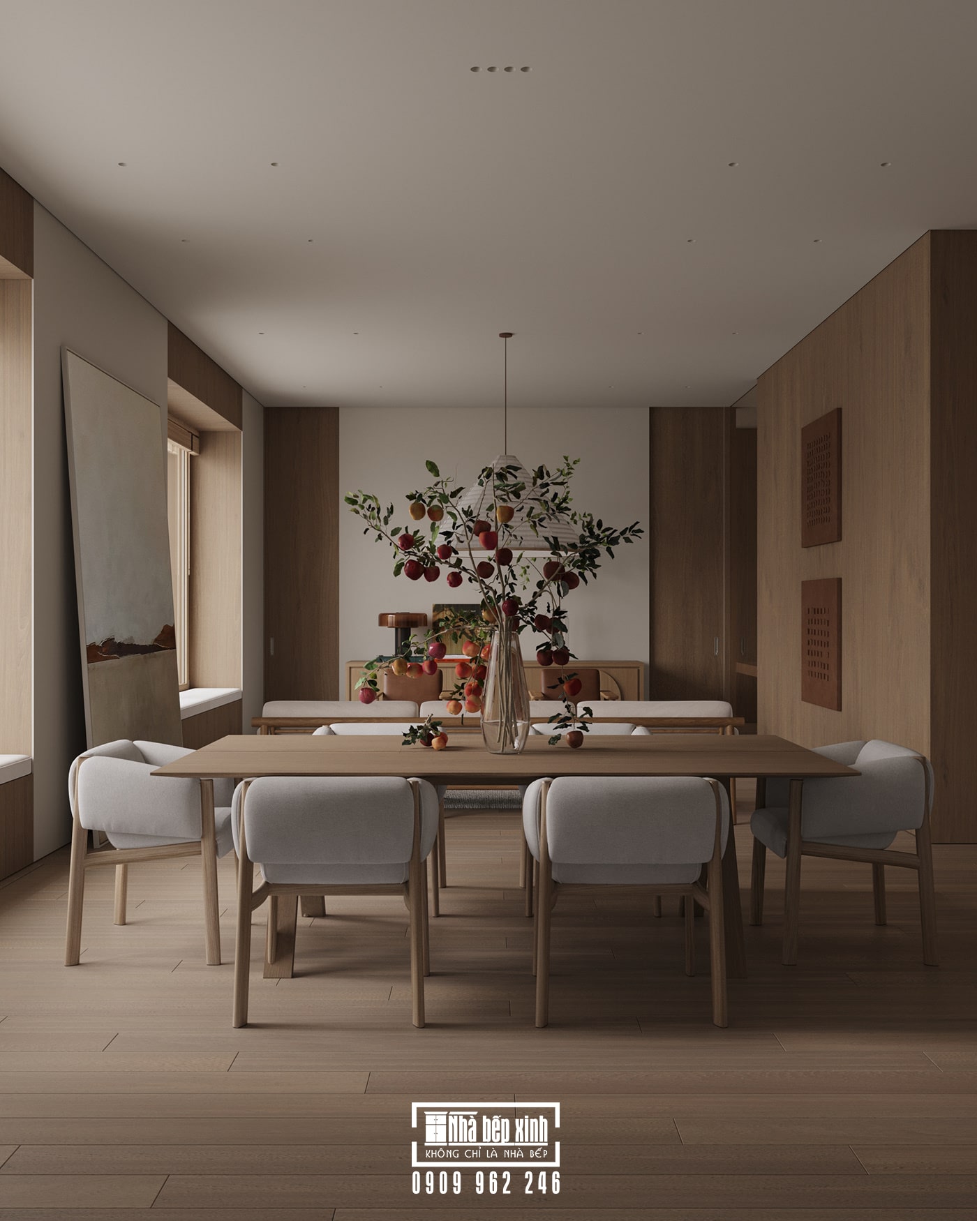THIẾT KẾ NỘI THẤT CĂN HỘ LUMIERE RIVERSIDE QUẬN 2 71.7M2 434 Nội Thất Căn Hộ Lumiere Riverside Quận 2 1 Phòng Ngủ