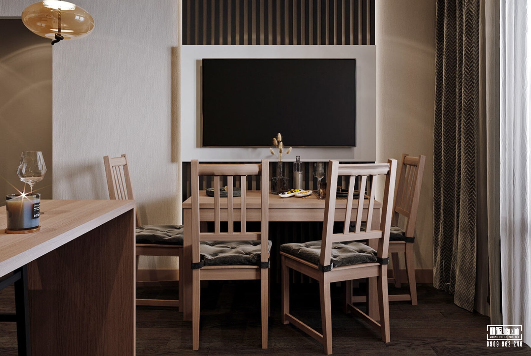 THIẾT KẾ NỘI THẤT CĂN HỘ MASTERI CENTRE POINT 54.33M2 3 Thiết kế nội thất căn hộ Masteri Centre Point