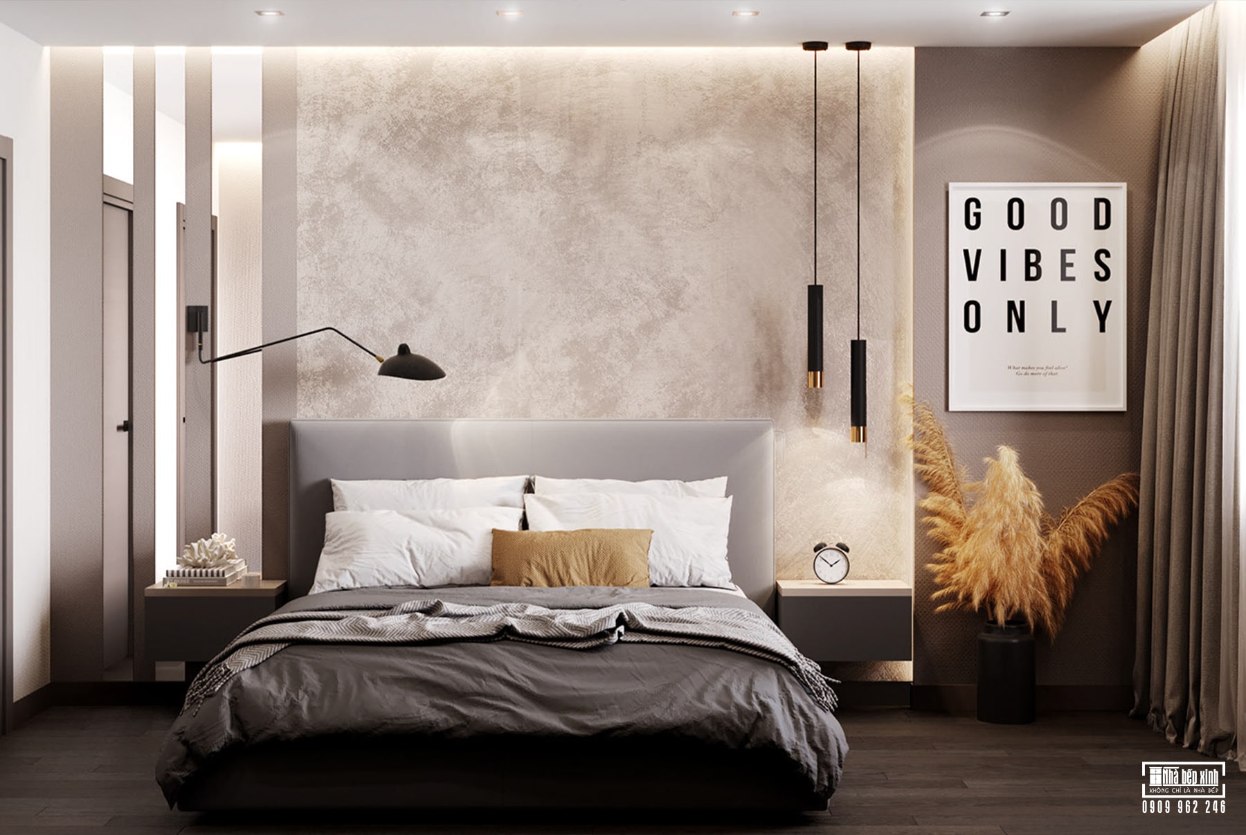 THIẾT KẾ NỘI THẤT CĂN HỘ MASTERI CENTRE POINT 54.33M2 5 Nội thất căn hộ Masteri Centre Point