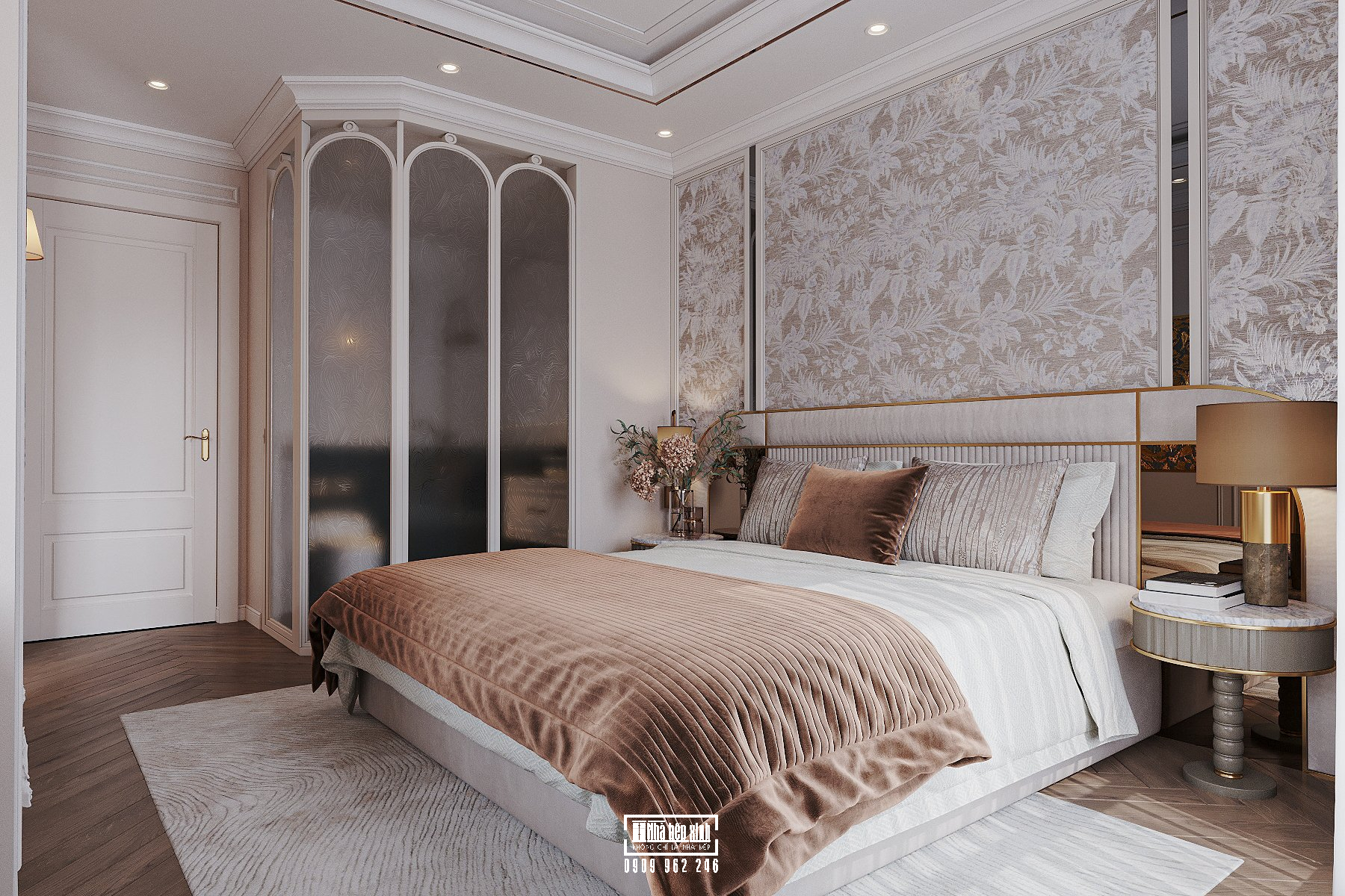 Thiết Kế Nội Thất Căn Hộ Eaton Park 2 Phòng Ngủ Phong Cách Tân Cổ Điển 14 1 17