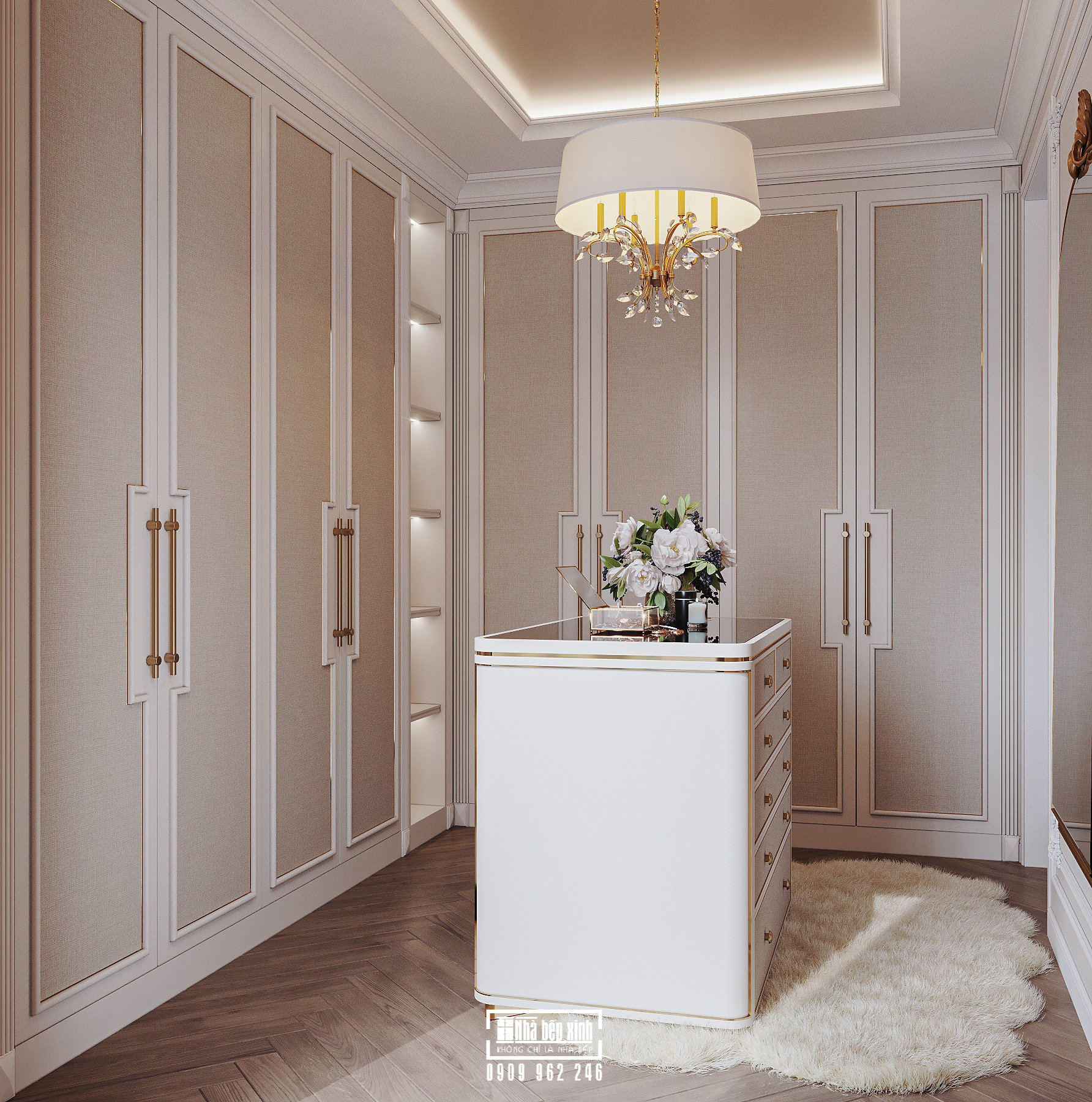 Thiết Kế Nội Thất Căn Hộ Eaton Park 2 Phòng Ngủ Phong Cách Tân Cổ Điển 17 1 29