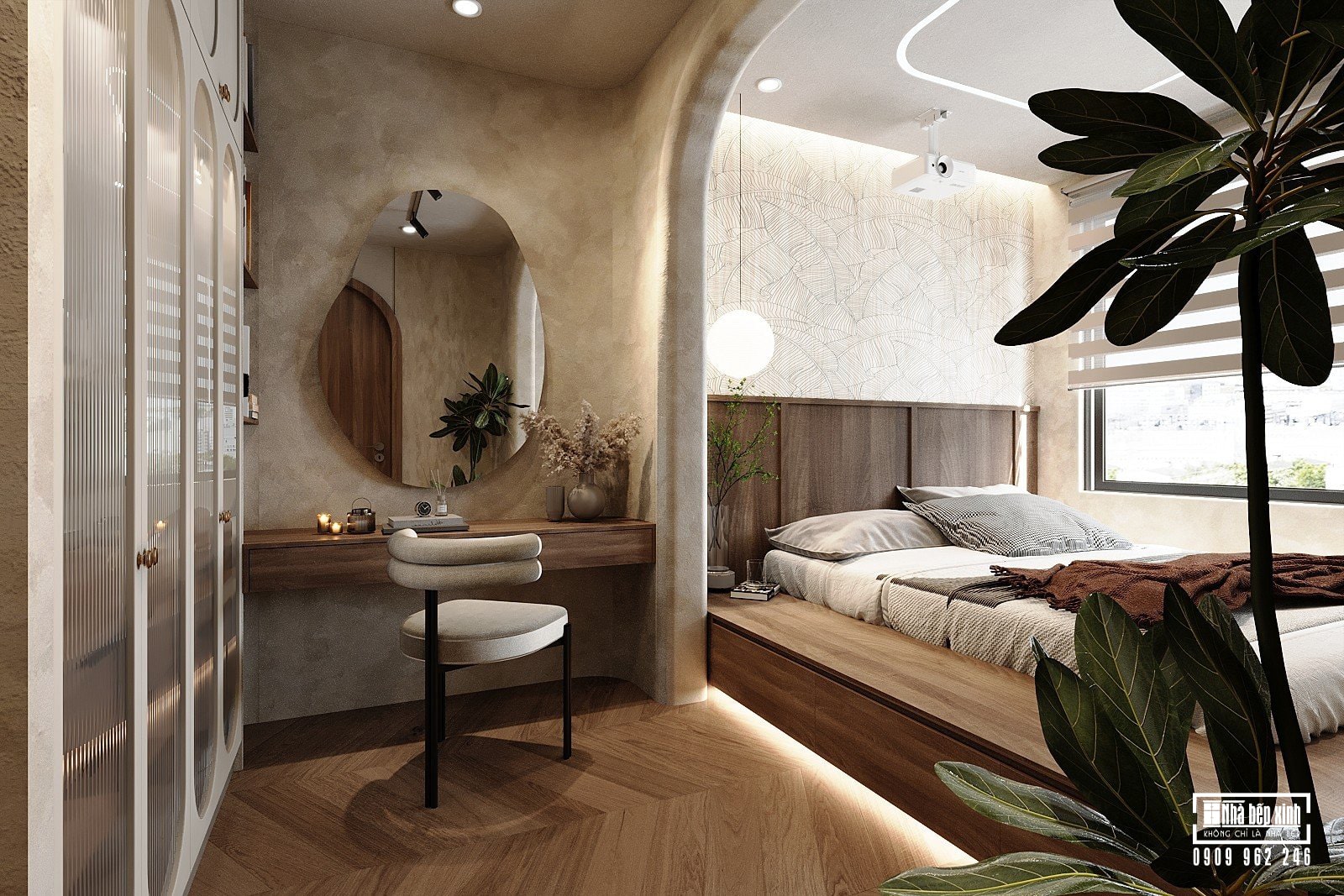 Thiết kế Nội thất Eaton Park 107M2 Phong cách Wabi Sabi 12 Thiết kế Nội thất Eaton Park