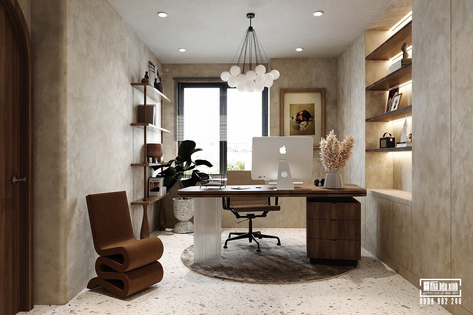 Thiết kế Nội thất Eaton Park 107M2 Phong cách Wabi Sabi 14 15