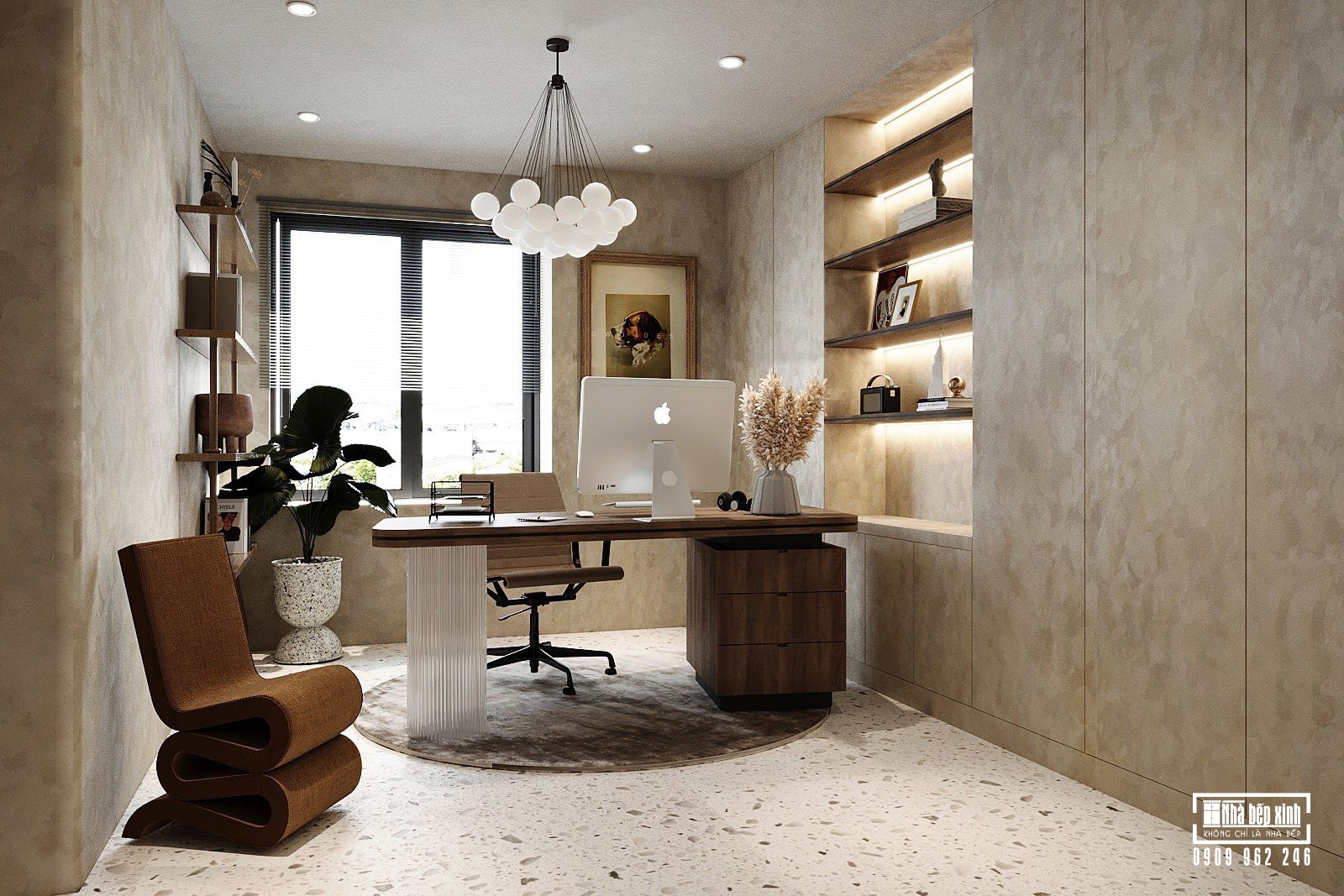 Thiết kế Nội thất Eaton Park 107M2 Phong cách Wabi Sabi 15 Thiết kế Nội thất Eaton Park