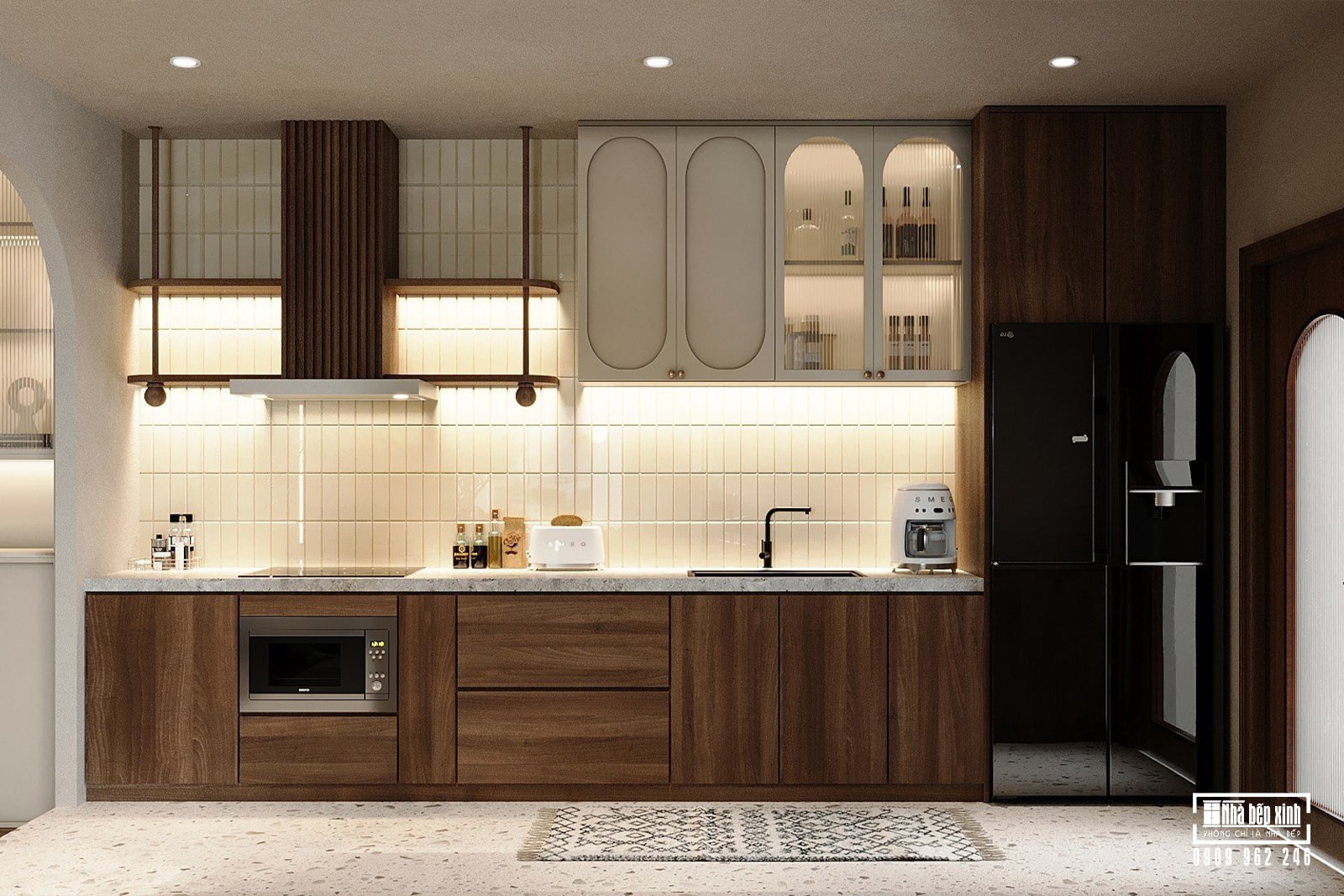 Thiết kế Nội thất Eaton Park 107M2 Phong cách Wabi Sabi 5 6