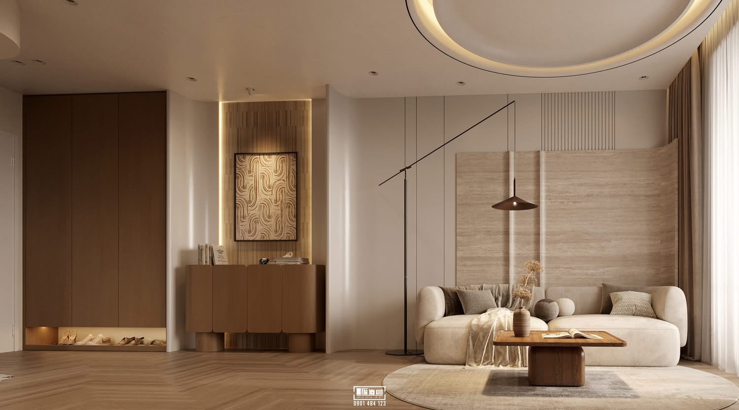 THIẾT KẾ NỘI THẤT CĂN HỘ EATON PARK 76M2 2 THIẾT KẾ NỘI THẤT CĂN HỘ EATON PARK