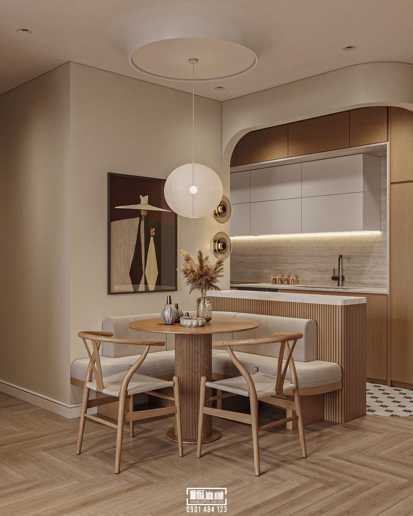 THIẾT KẾ NỘI THẤT CĂN HỘ EATON PARK 76M2 5 THIẾT KẾ NỘI THẤT CĂN HỘ EATON PARK