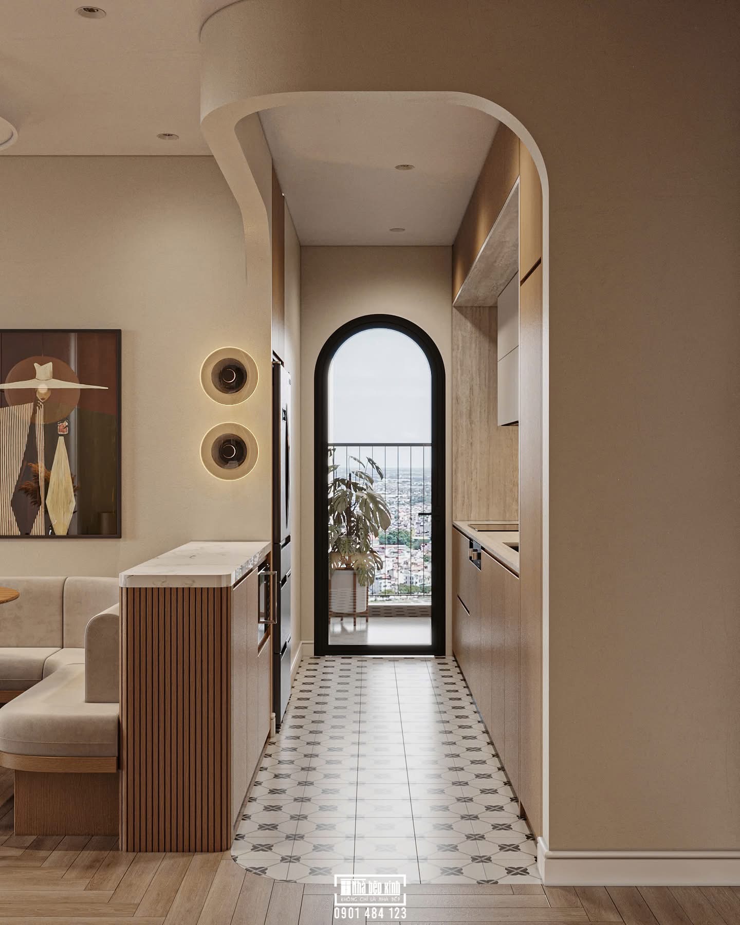 THIẾT KẾ NỘI THẤT CĂN HỘ EATON PARK 76M2 6 THIẾT KẾ NỘI THẤT CĂN HỘ EATON PARK