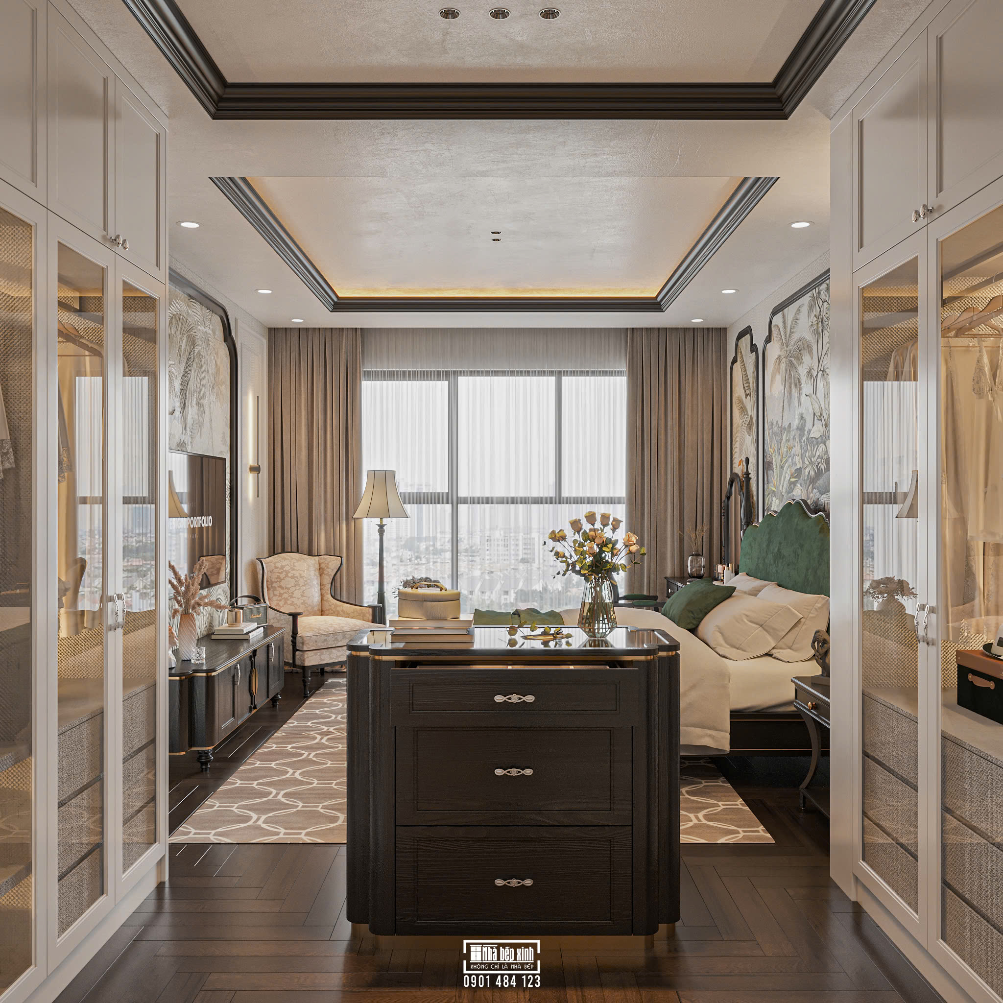 Thiết Kế Nội Thất Căn Hộ Eaton Park 11 master 5