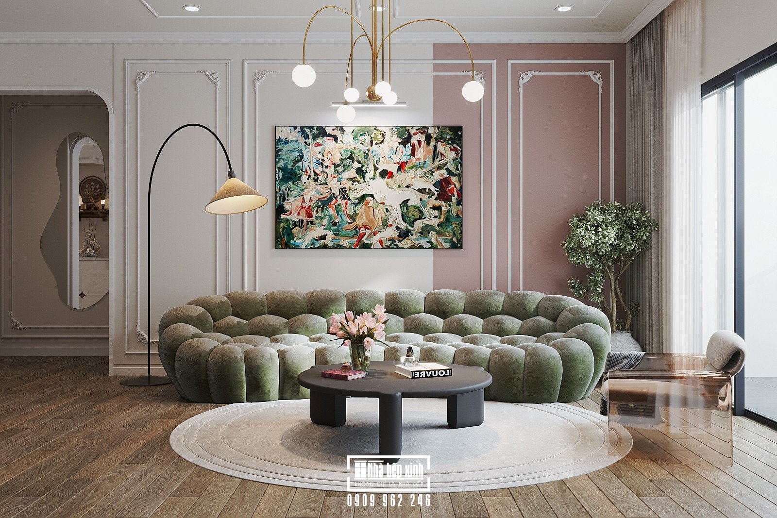 Nội Thất Căn Hộ Eaton Park Phong Cách Tân Cổ Điển 1 Thiết kế nội thất căn hộ Eaton Park