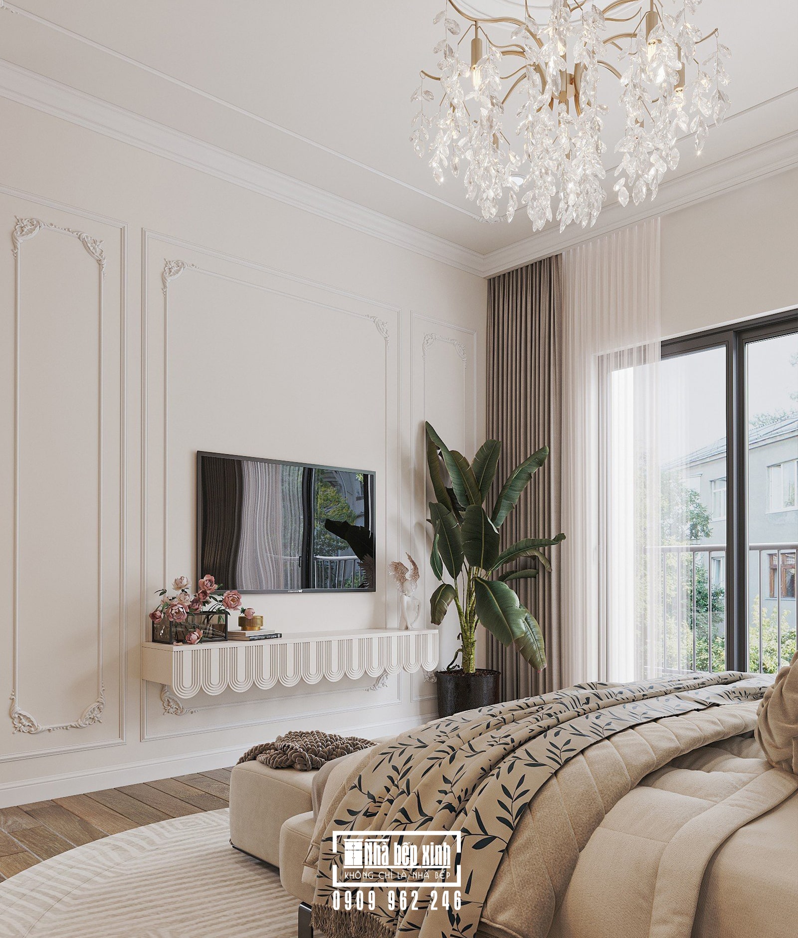 Nội Thất Căn Hộ Eaton Park Phong Cách Tân Cổ Điển 13 Thiết kế nội thất căn hộ Eaton Park