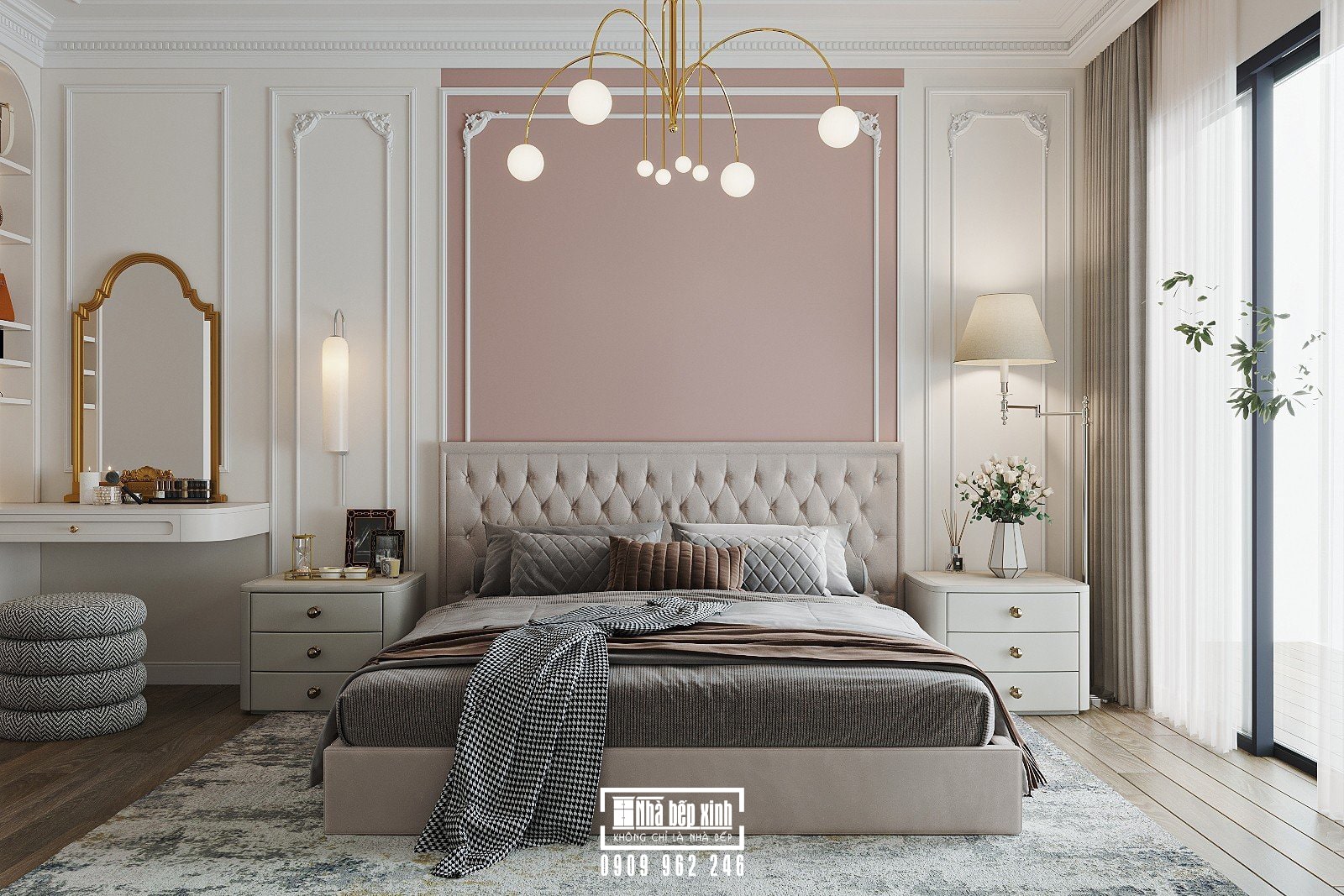 Nội Thất Căn Hộ Eaton Park Phong Cách Tân Cổ Điển 15 Thiết kế nội thất căn hộ Eaton Park