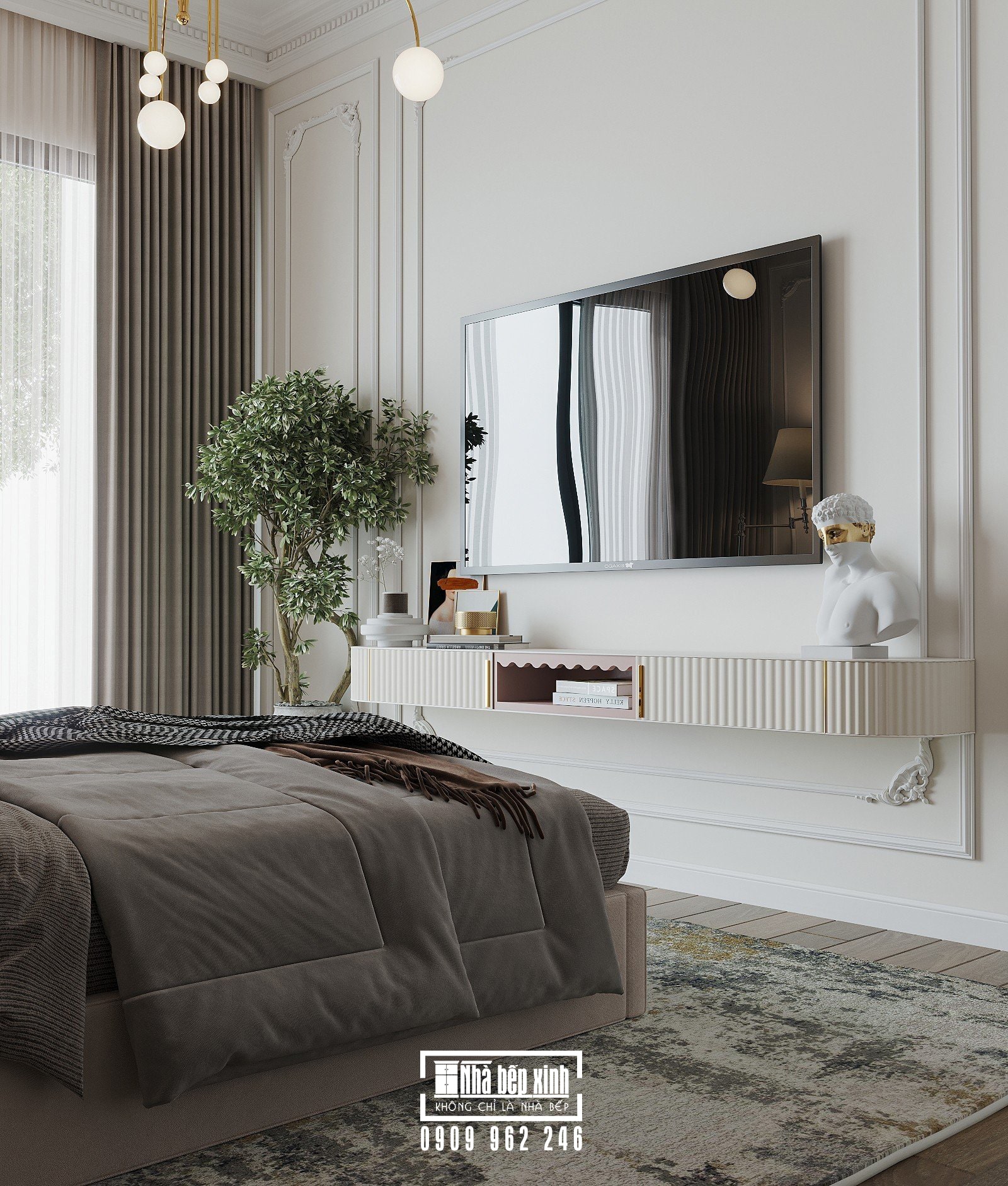 Nội Thất Căn Hộ Eaton Park Phong Cách Tân Cổ Điển 16 Thiết kế nội thất căn hộ Eaton Park