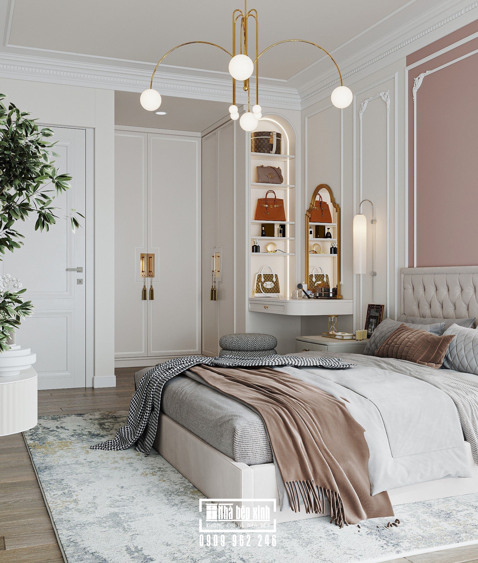 Nội Thất Căn Hộ Eaton Park Phong Cách Tân Cổ Điển 17 Thiết kế nội thất căn hộ Eaton Park