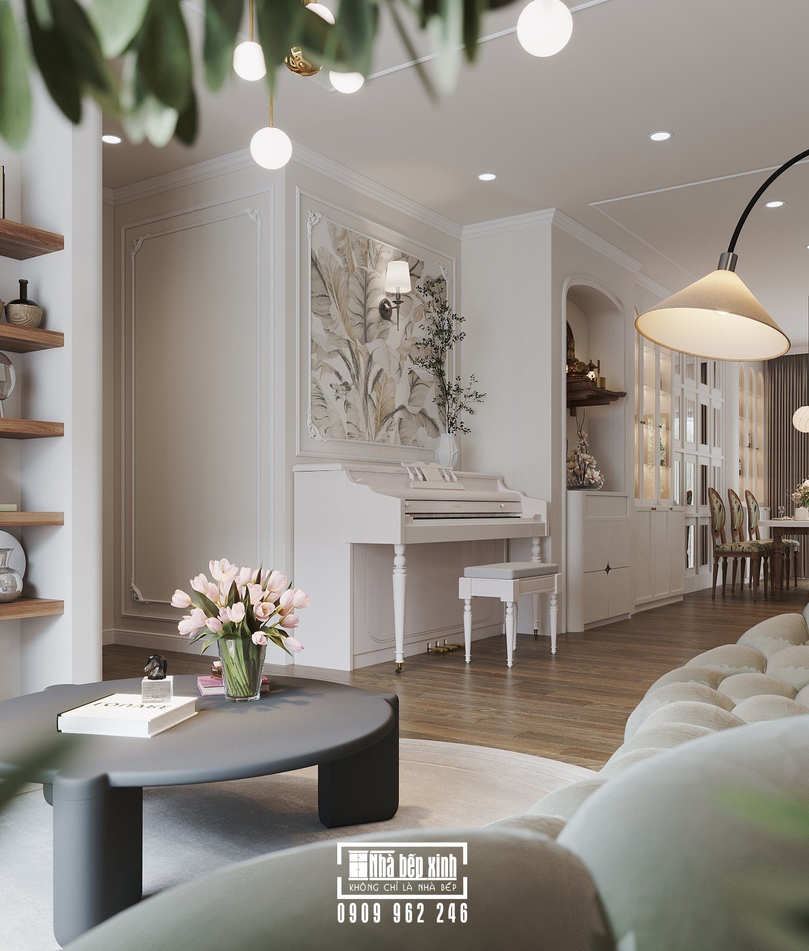 Nội Thất Căn Hộ Eaton Park Phong Cách Tân Cổ Điển 4 Thiết kế nội thất căn hộ Eaton Park