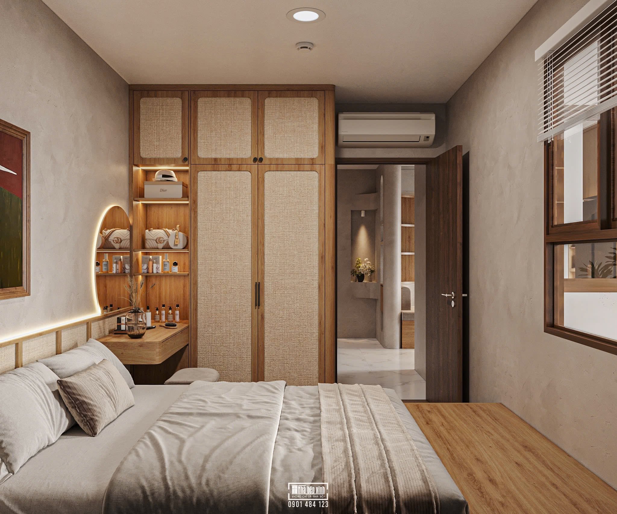 THIẾT KẾ NỘI THẤT CHUNG CƯ OPAL BOULEVARD - 2 Phòng ngủ 12 710745574 1613537990779831 5018424327561952107 n