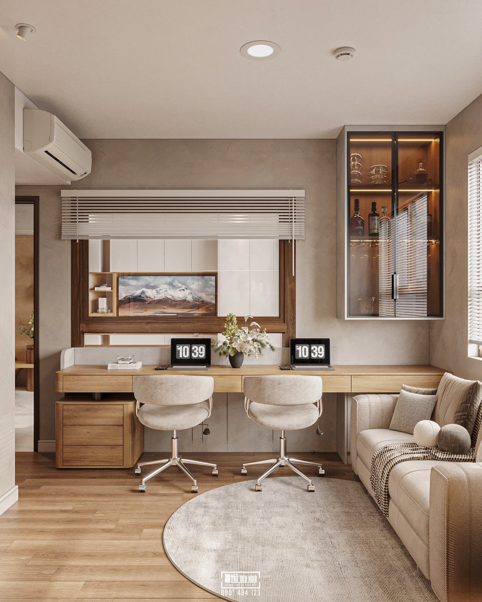 THIẾT KẾ NỘI THẤT CHUNG CƯ OPAL BOULEVARD - 2 Phòng ngủ 15 710745768 1613537780779852 1808673800256741390 n