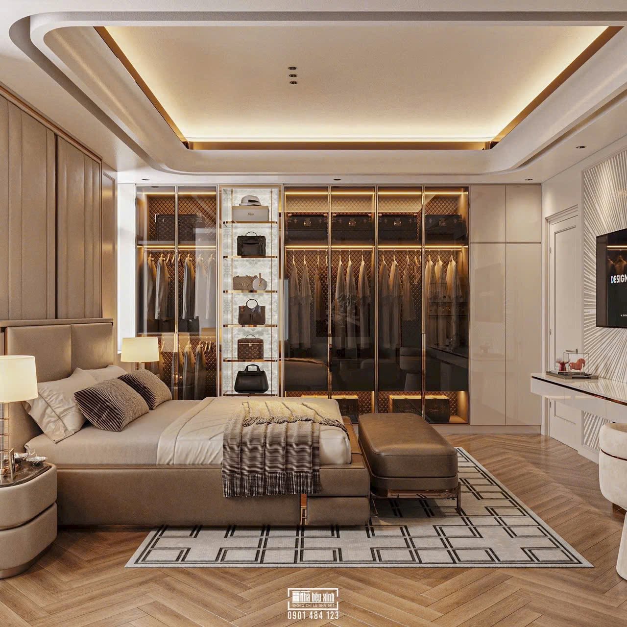 NỘI THẤT NHÀ PHỐ PHONG CÁCH LUXURY 200M2 21 724424658 1631913062275657 2581446783660909186 n