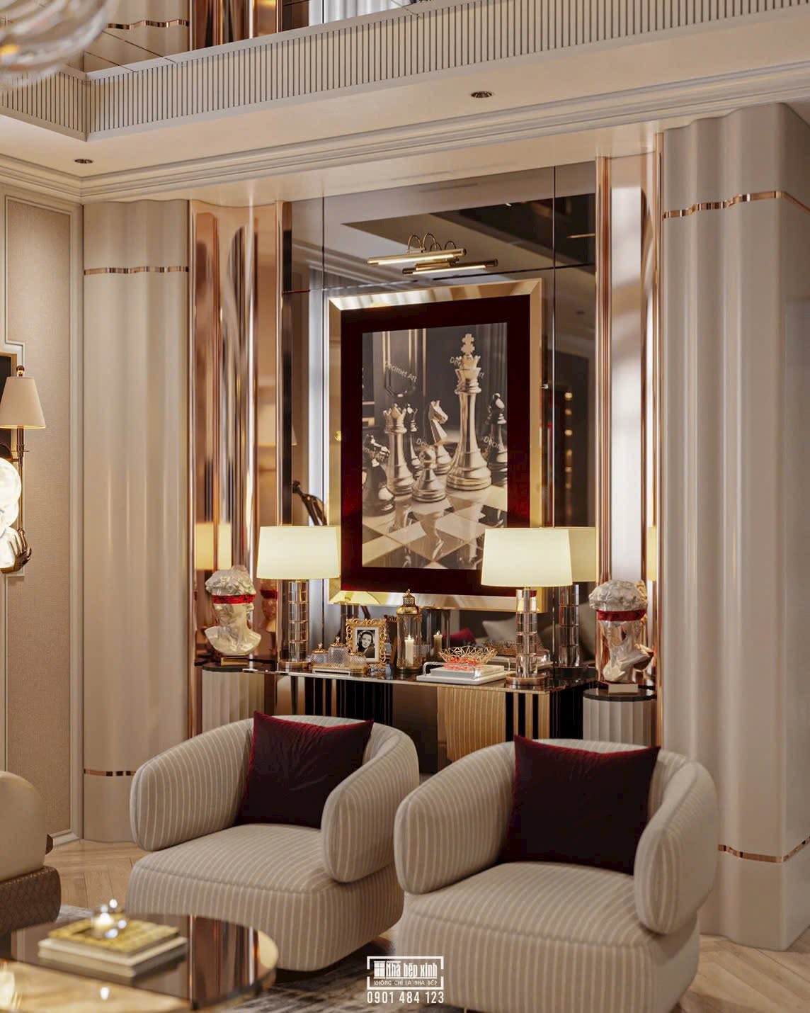 NỘI THẤT NHÀ PHỐ PHONG CÁCH LUXURY 200M2 2 724732169 1631912528942377 8829619508122674934 n